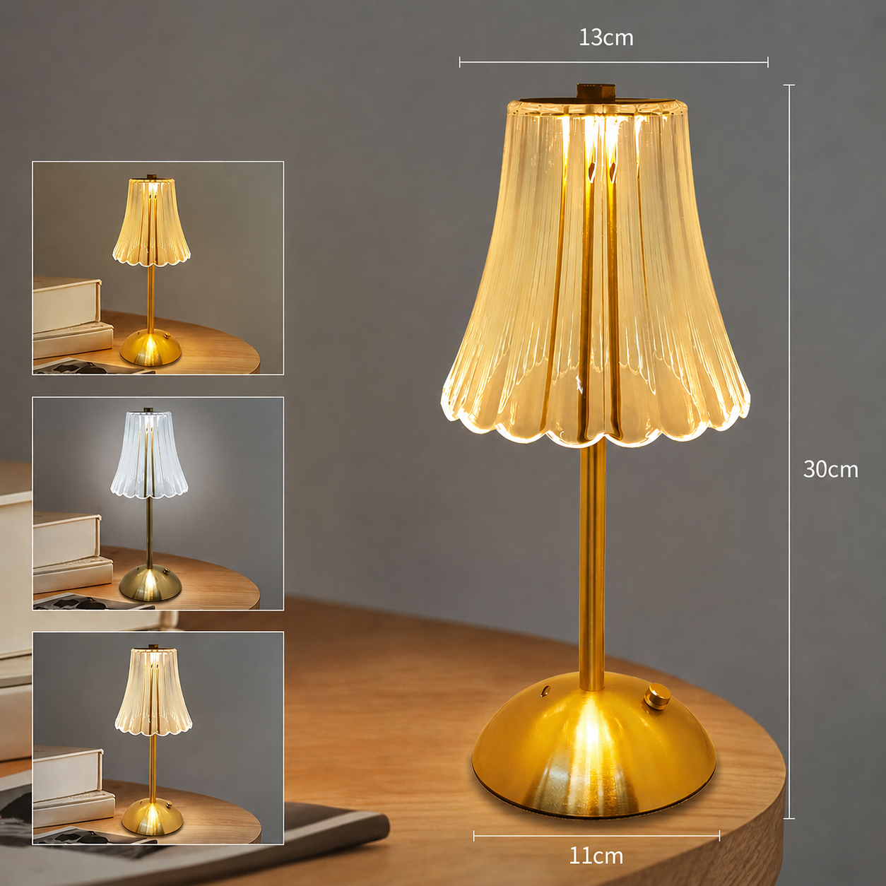 Lampe de table sans fil | Tactile Rechargeable