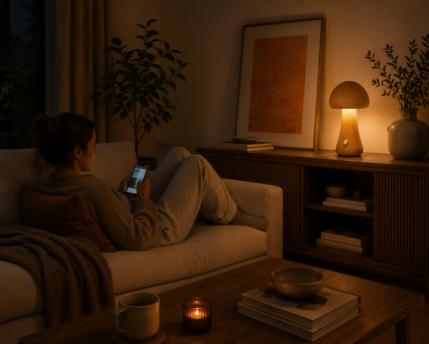 lampe champignon