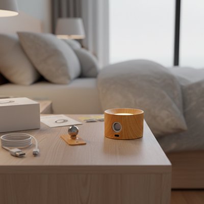 Applique murale pour chambre rechargeable avec support magnétique