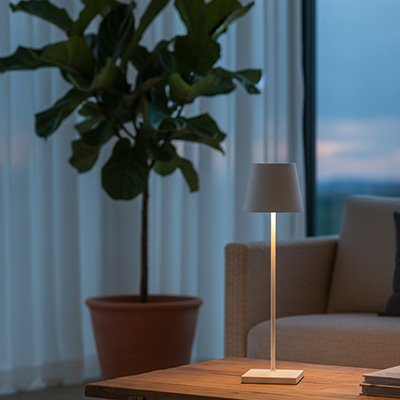 Lampe de table rechargeable
