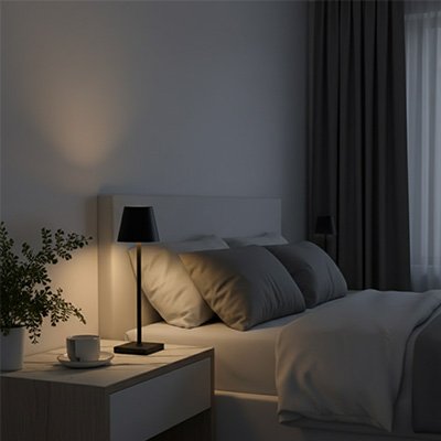 Lampe de table rechargeable