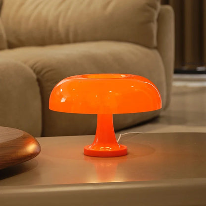lampe champignon orange